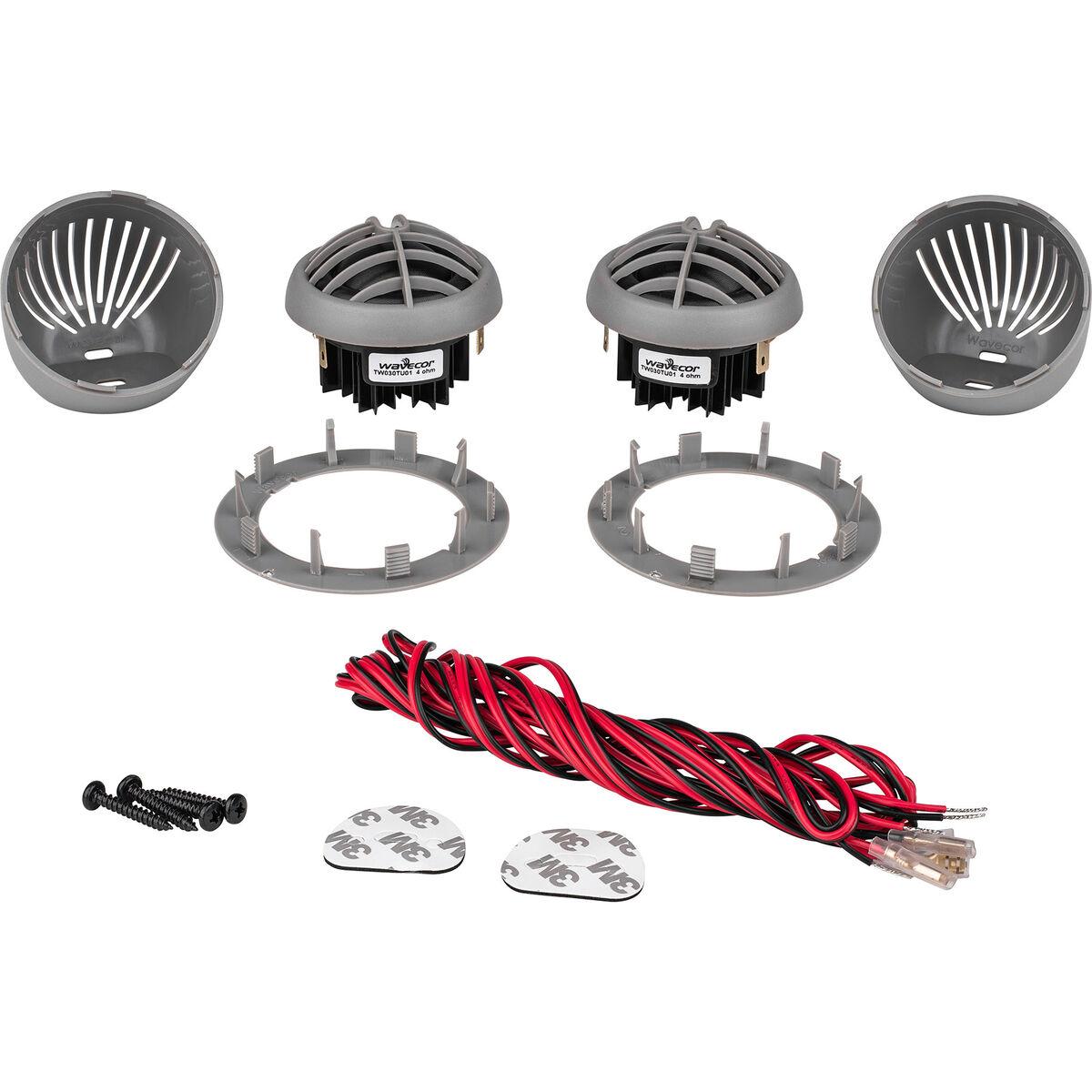 Wavecor TS030TU01 30mm Automotive Tweeter Pair Grey